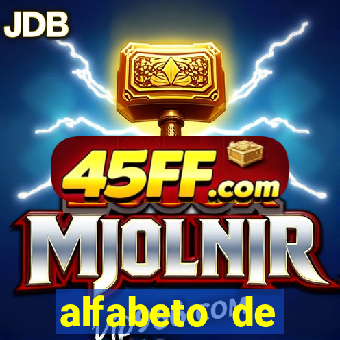 alfabeto de caligrafia bonita
